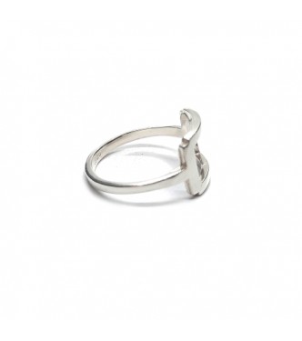 R002253 Handmade Sterling Plain Simple Silver Stylish Ring Genuine Solid Stamped 925